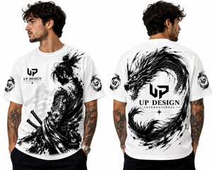 Custom 100% Cotton Oversized for Graphic T-Shirt Men <b>Japanese</b> Streetwear Crew Neck <b>Printed</b> OEM ODM Manufacturer Breathable - Product Image 1
