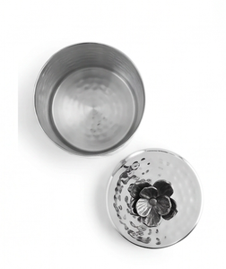 Recipiente Lily White de diseño elegante, perfecto para almacenar té, café, azúcar o como adorno decorativo para la encimera de la cocina. - Product Image 2