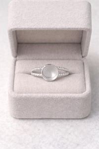Base de Anillo Redonda de 10mm Chapada en Plata de Ley 925 con Doble Banda, Semimontura Hecha a Mano para Joyería, Base de Anillo Personalizable - Product Image 4