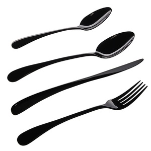 Best Selling Stainless Steel Knife Fork <b>Spoon</b> Set Amazing Handle in Gift Box Golden Plated Cutlery Set - Product Image 4