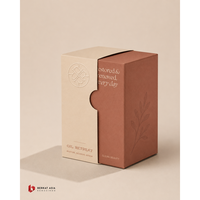 Caja de Regalo Plegable Ecológica Blanca con Ventana Transparente para Exhibición de Tazas e Impresión Personalizada