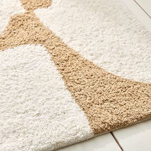 100% Cotton Hand Tufted Designer Bath <b>Mat</b> | Soft <b>Absorbent</b> Anti-Slip Luxury Bathroom Rug OEM Custom - Product Image 3