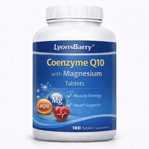 Tabletas de Coenzima Q10 con Magnesio, Suplemento para Energía Muscular y Apoyo Cardíaco, Certificado OEM GMP - Product Image 1