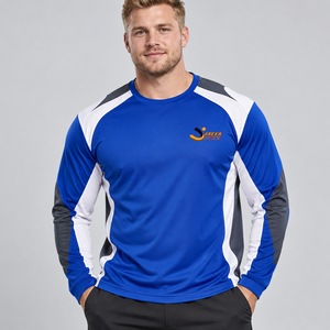 T-shirt décontracté à manches longues pour homme 100% coton Écologique Respirant Tissu doux et confortable Design élégant Couture de qualité - Product Image 4