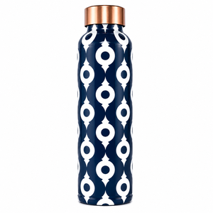 Premium Pure <b>Copper</b> Water Bottle and Glass Set 900ml Leak Proof Bottle with 2 <b>Copper</b> Glasses - Product Image 4