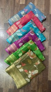 Vêtements pour filles et femmes, tissu tissé Marsh Mellow à motifs floraux, séchage rapide, poids moyen, pour robe, sari, boutique, articles en stock - Product Image 4