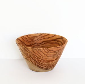 Bol en bois d'olivier fait main, bol en bois naturel, bol à collation en bois, bol à sauce en bois, bol pour le petit-déjeuner, bol rustique moderne, par Jose - Product Image 3