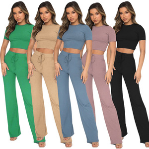 solid <b>Sets</b> for Women 2 Pieces Loose Long Sleeves <b>Knitting</b> Women's Sweater Pants Fashion Thickening Women 2 Piece <b>Set</b> Outfit new - Product Image 6