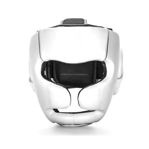 2024 Professional High Quality Leather <b>Head</b> Guard Sport <b>Style</b> Helmet for Boxing MMA Kickboxing Training Protective Gear - Product Image 4