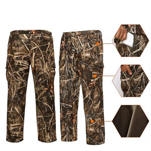 Ensemble veste et pantalon de travail pour homme, haute visibilité, camouflage, polyester, imperméable, respirant, impression par transfert thermique, équipement de chasse en plein air - Product Image 6