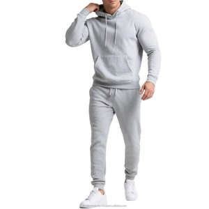Ensemble de survêtement de luxe pour homme en coton épais 400 g/m² avec logo personnalisé, sweat à capuche oversize et pantalon de jogging en molleton bouclette, style streetwear - Product Image 5