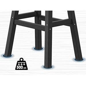 Set di 2 sgabelli da bar da esterno da 29 pollici, resistenti alle intemperie, per tutte le stagioni, per bancone cucina, balcone e giardino - Product Image 4