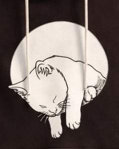 Sweat à capuche personnalisé pour homme avec imprimé chat marron, en molleton de coton, décontracté, streetwear, fabricant sur mesure, fournisseur de vêtements en gros - Product Image 5