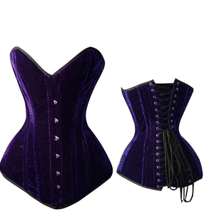 Corsé Gótico de Mujer con Varillas de Acero, Control Firme, Transpirable, de Cuero, Tallas Grandes, Uso Diario, Ecológico - Product Image 1