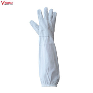 Guantes de apicultura de piel de cabra premium con mangas largas ventiladas y puños a prueba de picaduras, de seguridad y protección, los más vendidos para apicultura. - Product Image 2