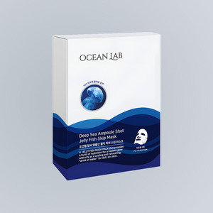 มาส์กหน้าคอลลาเจน Ocean Lab Deep Sea Ampoule Shot Jellyfish Skip Mask แพ็ค 10 แผ่น 1 ชิ้น มาส์กหน้าบำรุงผิว - Product Image 6