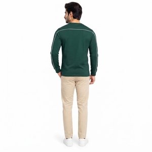 <b>Men</b> <b>Long</b> <b>Sleeve</b> T Shirt Comfortable Crew Neck <b>Top</b> Lightweight Breathable Fabric Casual Athletic Design Ideal For Daily Wear - Product Image 3