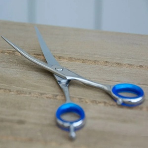 Ciseaux à cheveux professionnels en acier inoxydable avec lame tranchante, 28 dents, manche long durable en plastique, pour droitiers, pour la coiffure - Product Image 3