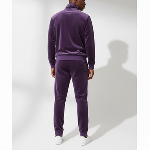 Conjunto Deportivo de Invierno de Marca Privada de Última Moda, Color Sólido, 100% Algodón, Terciopelo Liso con Cordón Ajustable, Corte Regular - Product Image 4