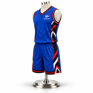 Uniforme de Baloncesto Cómodo con Tela Suave, Corte Atlético Relajado y Pantalones Cortos Coordinados para Entrenamiento en Cancha - Product Image 3