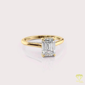Anillo de Compromiso de Moissanita de Alta Demanda, Elegante Colección de Joyería para Mujer, Disponible al Mejor Precio del Mercado - Product Image 3