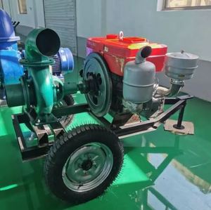 NewWater-Cooled Diesel Engine 6 Inches 150mm Irrigation Water Pump Trailer <b>Set</b> For Sale Low Price - Product Image 3