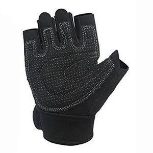 Gants de musculation professionnels pour la salle de sport, gants demi-doigts avec sangle de maintien du poignet, gants d'entraînement fitness pour hommes - Product Image 3