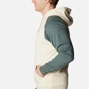 เสื้อฮู้ดดี้ผู้ชายขายส่งปี 2025 แฟชั่นอเมริกา ผ้าบาง สปอร์ต ไซส์ใหญ่ ผ้าสองสี 100% ผ้าฝ้าย สำหรับผู้ชาย - Product Image 2