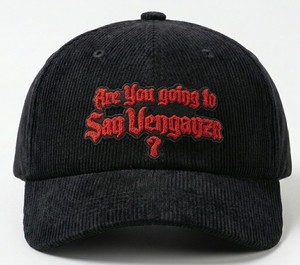 Custom OEM ODM Corduroy 3d Embroidery <b>Baseball</b> <b>Cap</b> <b>Black</b> Unisex Adjustable Casual Outdoor Sports Image Four Season Low MOQ - Product Image 1