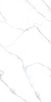 Carreaux de porcelaine effet marbre brillant Pencil Statuario 600x1200mm, veinure blanche premium, épaisseur 8mm, résistants à l'usure, pour sols et murs.