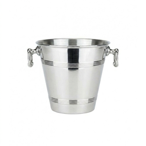 Hermosa Cubitera Redonda de Cobre, Enfriador de Bebidas de Metal Estilo Vintage Hecho a Mano, Enfriador de Vino para Fiestas y Bares - Product Image 5