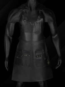 Delantal Profesional de Cuero para Artistas del Tatuaje, Protección a Prueba de Tinta - Equipo de Estudio de Cuero Genuino para Artistas LPN-0322 - Product Image 5