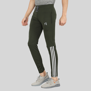 Pantalon de survêtement sport bleu quatre directions avec bande latérale, logo personnalisable, impression HD, délavage coloré, 100 % polyester, séchage rapide, tailles homme M/L/XL - Product Image 3