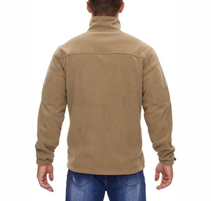 High quality <b>waterproof</b> solid color cotton fleece made outdoor wear windproof warm softshell <b>jacket</b> for men - Product Image 1