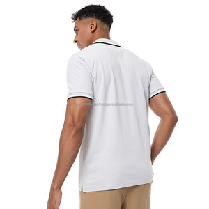 Nardon Apparel Factory Venta al por mayor Verano Un color Moda Estilo Delgado Tallas grandes Hombres Polo camisetas - Product Image 2