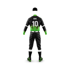 2025 OEM Service Design Breathable <b>Baseball</b> Uniform Wholesale Fashion Men's Uniform with Customized Logo 100% Polyester - Product Image 3