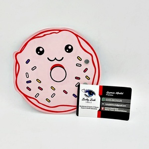 Tablero de exhibición de azulejo de pestañas de acrílico Rosa redondo personalizado Nuevo diseño Embalaje y herramientas de pestañas sostenibles Azulejos de pestañas de diseño personalizado - Product Image 6