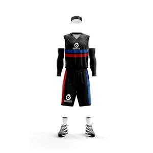 Uniforme de Baloncesto Personalizado con Diseño Impreso, Uniforme Deportivo de Baloncesto con Sublimación, Ropa de Equipo de Talla Grande, Secado Rápido y Transpirable - Product Image 3