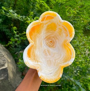 Cuenco de Cristal de Calcita Amarilla Natural al por Mayor, Tallado a Mano, Decorativo, de Calcita de Miel, para Sanación, Feng Shui y Decoración del Hogar - Product Image 1