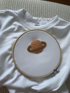 Sample Making T-shirt Beaded Embroidered for Women Double-Sided Movable Bead Handmade Fashion Most Quality Women Gift T Shirt - Product Image 2