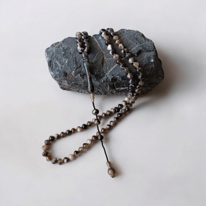 Tasbih de Cuerno de Búfalo, Tasbeeh 99, Masbaha de Cuerno, Cuentas de Oración de 7MM, Rosario de Cuentas de Cuerno, Subha de Cuerno de Búfalo, Cuentas de Oración Musulmanas - Product Image 4