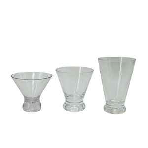 Verre à cocktail en plastique transparent incassable, verre à martini - Product Image 2