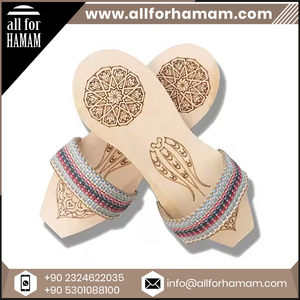 Sabots de bain en bois de style turc pour femmes, fabriqués à la main, chaussures de spa Hammam - Product Image 5