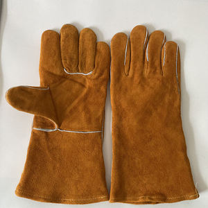 Guantes de Soldadura de Cuero con Protección para el Pulgar, Forrados de Algodón, Guantes Personalizados para Soldadura TIG - Product Image 2