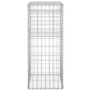 Postes para Cestas de Gabiones, 2 unidades, 15.7"x15.7"x39.4", de Hierro para Cercas, Enrejados y Puertas - Product Image 5