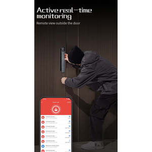 Kamera ile yeni liste akıllı görsel telefon interkom fonksiyonu 3D yüz tanıma şifre parmak izi dijital kapı kilidi - Product Image 2