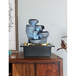 Fuente de Agua Interior de 10 Pulgadas con Bomba Sumergible para Decoración de Oficina y Hogar, Elegante Decoración Interior - Product Image 6