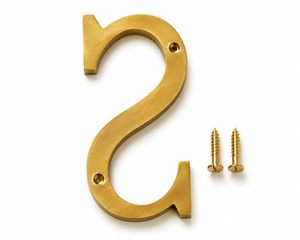 Letra S con tornillos, letra dorada del alfabeto para el hogar, oficina, hotel, placa con nombre, letrero de pared, letrero para puerta, letra metálica resistente al óxido - Product Image 2