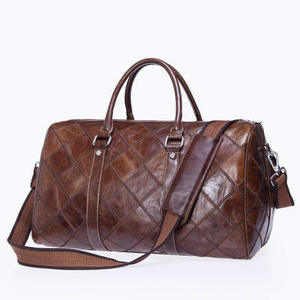 Sac de voyage en cuir personnalisé écologique pour l'extérieur avec fermeture éclair pour la randonnée et le camping (vente en gros) - Product Image 4