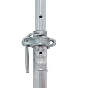 <span class=keywords><strong>Q235</strong></span>ディスクバックル足場調整可能ショアリングプロップキュープロックアクセサリー鋳鉄ラウンドプロップスリーブナット付き - Product Image 1